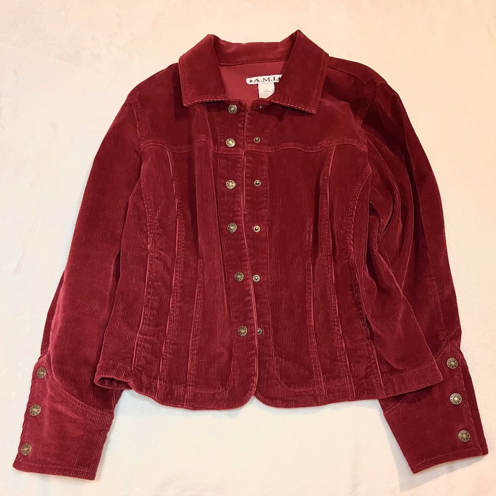 Fancy Red Corduroy Jacket!